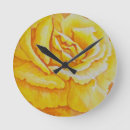 Suche nach orange rosen wanduhren Aquarell