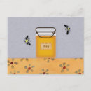 Recherche de pot de miel cartes postales Abeille