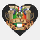 Recherche de coeur irlandais autocollants Celtique