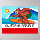Recherche de ours californie posters Drapeau