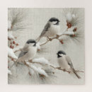 Recherche de mésange puzzles Hiver