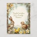 Recherche de easter chick cartes postales Rétro