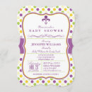 Recherche de fleur de lis baby shower invitations Bébé