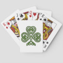 Recherche de trèfle vert jeux de cartes St patrick