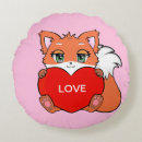 Recherche de dessin renard coussins Amour