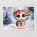 Suche nach weihnachtskätzchen postkarten Kitty