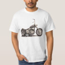Recherche de motocyclette vintage tshirts Vieux