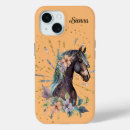 Recherche de portrait de cheval électronique Fleurs
