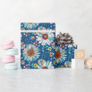 Suche nach orange und blau geschenkpapier Blume
