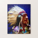 Recherche de chef indien puzzles Tribu