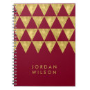 Recherche de motif triangle carnets Élégant