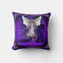 Recherche de fée mignonne coussins Violet