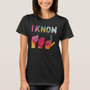 Recherche de langue signes tshirts Amour