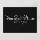 Recherche de musicien cartes postales Classique