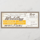 Recherche de faune mariage invitations Vintage