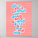 Suche nach kiss me poster Typografie