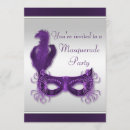 Recherche de partie pourpre de mascarade invitations Toute personne