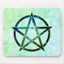 Recherche de symbole wiccan tapis souris Pentagramme