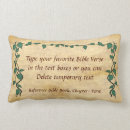 Recherche de vers de bible coussins Écriture sainte