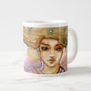 Recherche de visage abstrait tasses Yeux