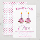 Recherche de cupcake girls anniversaire invitations Mignon