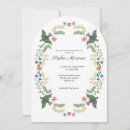 Recherche de oiseau coloré invitations Floral