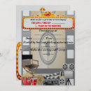 Recherche de bobine film invitations Pop corn