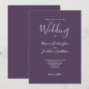 Recherche de blanc violet invitations Élégant
