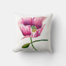 Recherche de pavot rose coussins Coloré