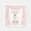 Recherche de ballerine serviettes Fête d'anniversaire