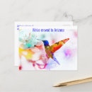 Recherche de colibri coloré cartes postales Abstrait