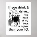 Suche nach fahrer poster Trinken