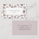 Recherche de fleur stylisée cartes visite Élégant