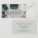 Recherche de machine écrire vintage cartes visite Rédacteur indépendant