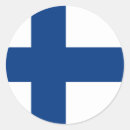 Recherche de drapeau finlandais autocollants Pays