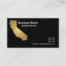 Recherche de la californie cartes visite Golden state