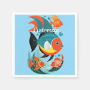 Recherche de poissons rouges serviettes Coloré