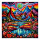Recherche de paysage psychédélique posters Nature