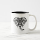 Recherche de éléphant ethnique tasses Griffonnage
