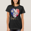 Recherche de french flag tshirts Coeur