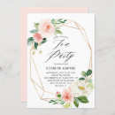 Recherche de tea invitations Aquarelle