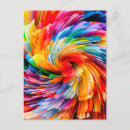 Recherche de explosion de couleur cartes postales Multicolore