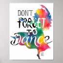 Recherche de citation de danse posters Aquarelle