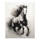 Recherche de cheval noir posters Élégant