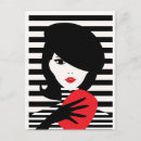 Recherche de styliste mode cartes postales Tendance