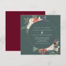 Recherche de winter carrées mariage invitations Aquarelle