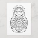 Recherche de poupées russes cartes postales Matryoshka