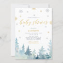 Recherche de snow baby shower invitations Flocons de neige