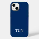 Recherche de marine et blanc iphone coques Monogrammé