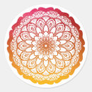 Recherche de zen rose autocollants Mandala